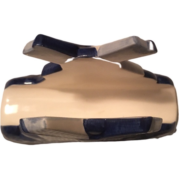 Vintage Delft Blue Porcelain/Ceramic Windmill Napkin/ Letter Holder. - Picture 6 of 13